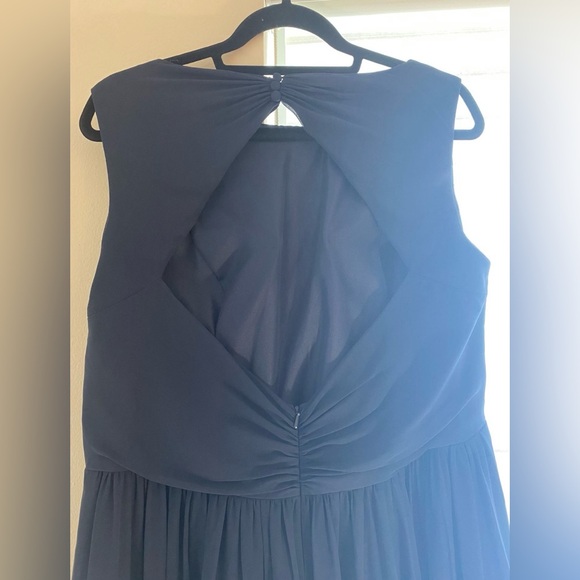 Jenny Yoo Eloise Chiffon Dress Size 18 - Picture 6 of 8